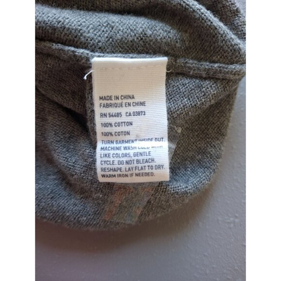 American Eagle Outfitters Gray V-Neck Sweater Mens XS Athletic Fit - Picture 4 of 7